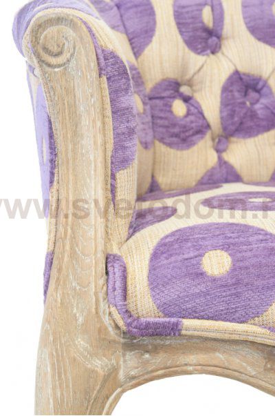 Низкое кресло Kandy Purple MAK interior CH-939-1-P Разноцветный