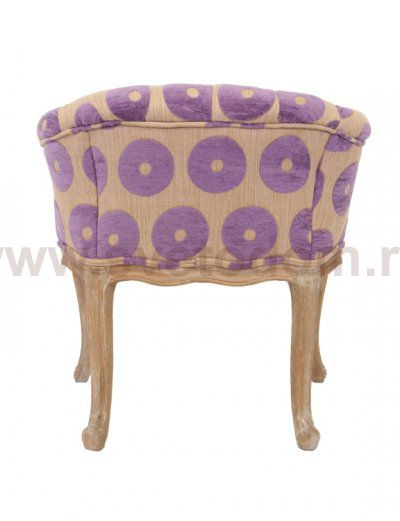 Низкое кресло Kandy Purple MAK interior CH-939-1-P Разноцветный