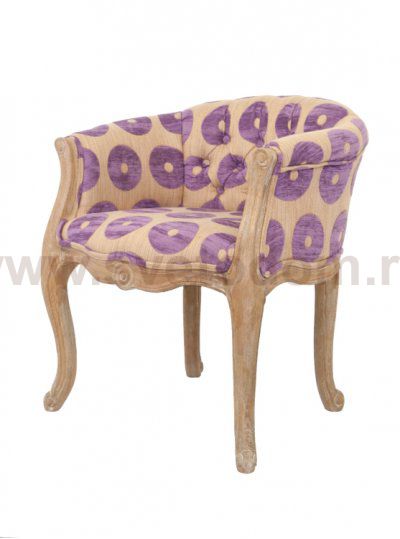 Низкое кресло Kandy Purple MAK interior CH-939-1-P Разноцветный