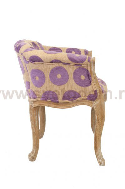 Низкое кресло Kandy Purple MAK interior CH-939-1-P Разноцветный