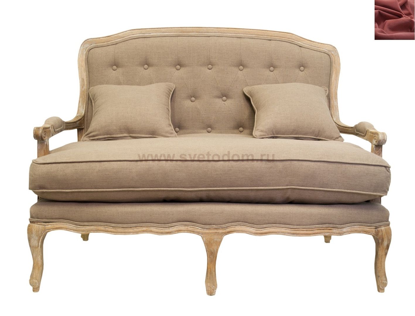 Диван Yareli Brown MAK interior CH-948-red Красный