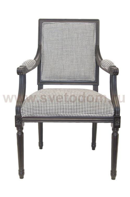 Мягкий стул с подлокотниками Runako MAK interior CH-970-1 Черный