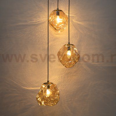Citilux ROCKA CL247084 Подвесной светильник Янтарный