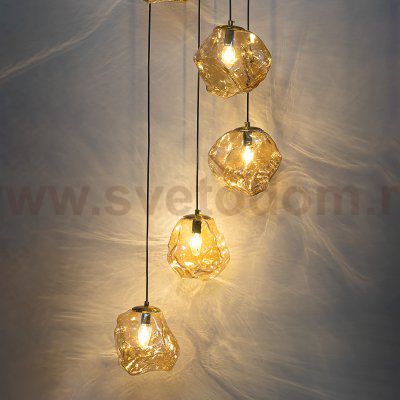 Citilux ROCKA CL247086 Подвесной светильник Янтарный