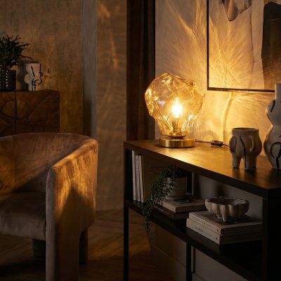 Citilux ROCKA CL247088 Настольная лампа Янтарная