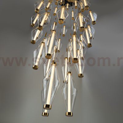 Citilux TANNA CL253050 LED Каскадная люстра Латунь