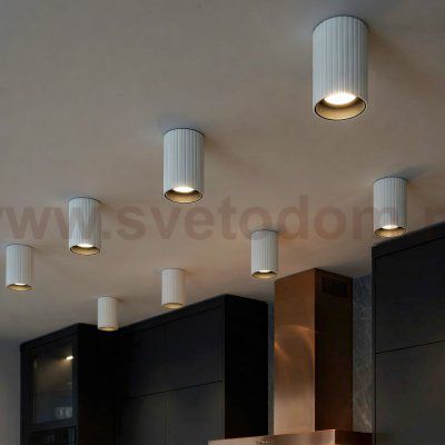 Citilux AXEL CL512110R Накладной светильник Белый Рифлёный