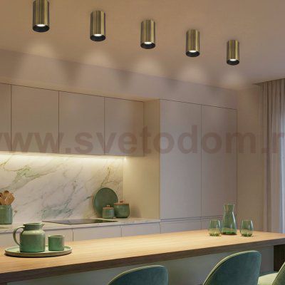 Citilux AXEL CL512113R Накладной светильник Бронза Рифлёный