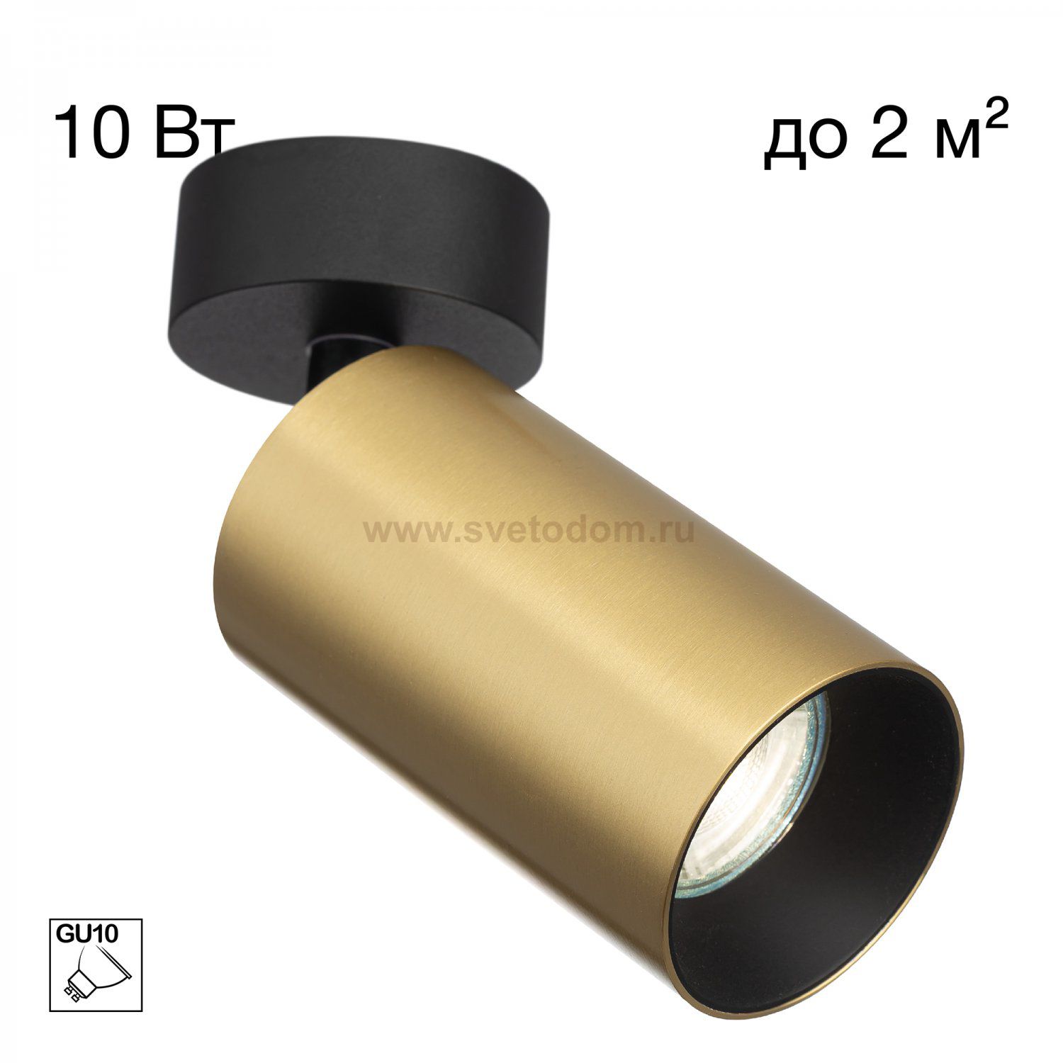 Citilux AXEL CL512212 Накладной поворотный светильник Латунь