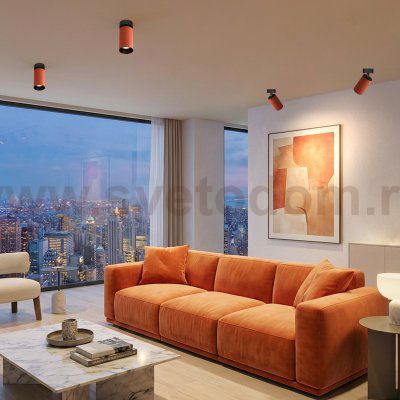 Citilux AXEL CL512214 Накладной поворотный светильник Терракот