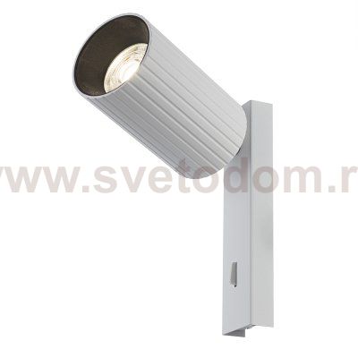 Citilux AXEL CL512510R Спот поворотный с выключателем Белый Рифлёный