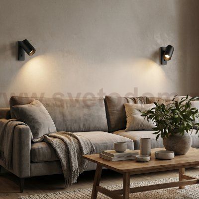 Citilux AXEL CL512511 Спот поворотный с выключателем Чёрный