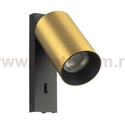 Citilux AXEL CL512512 Спот поворотный с выключателем Латунь