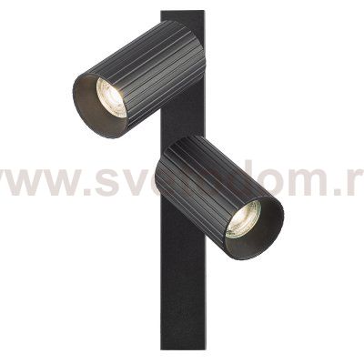 Citilux AXEL CL512521R Спот поворотный двойной Чёрный Рифлёный