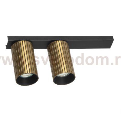 Citilux AXEL CL512523R Спот поворотный двойной Бронза Рифлёный