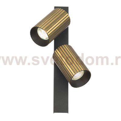 Citilux AXEL CL512523R Спот поворотный двойной Бронза Рифлёный
