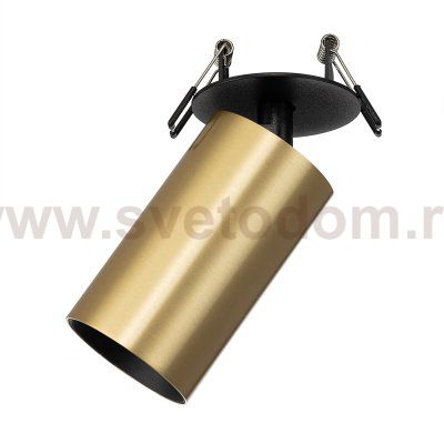 Citilux AXEL CL512D12 Спот поворотный встраиваемый Латунь