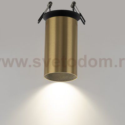 Citilux AXEL CL512D12 Спот поворотный встраиваемый Латунь