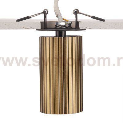 Citilux AXEL CL512D13R Спот поворотный встраиваемый Бронза Рифлёный