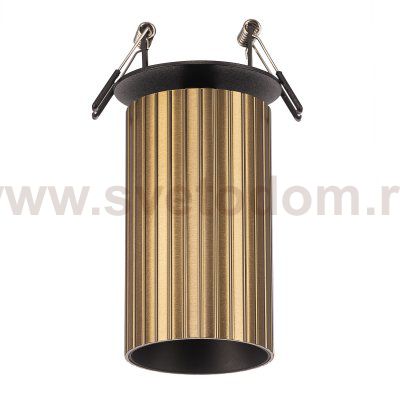 Citilux AXEL CL512D13R Спот поворотный встраиваемый Бронза Рифлёный