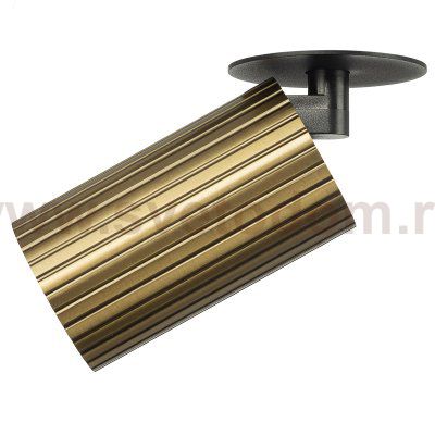Citilux AXEL CL512D13R Спот поворотный встраиваемый Бронза Рифлёный