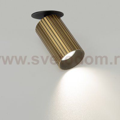 Citilux AXEL CL512D13R Спот поворотный встраиваемый Бронза Рифлёный