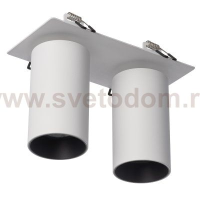 Citilux AXEL CL512D20 Спот поворотный встраиваемый двойной Белый