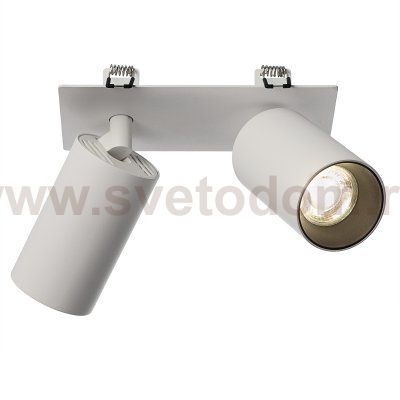 Citilux AXEL CL512D20 Спот поворотный встраиваемый двойной Белый