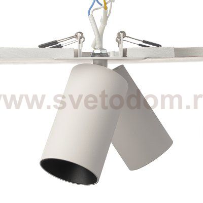 Citilux AXEL CL512D20 Спот поворотный встраиваемый двойной Белый