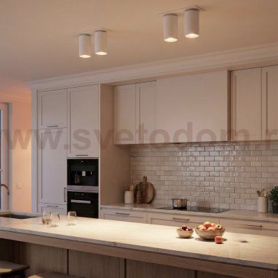 Citilux AXEL CL512D20 Спот поворотный встраиваемый двойной Белый