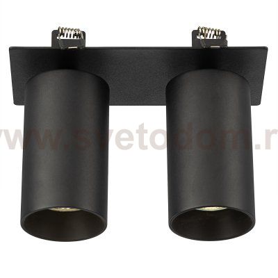 Citilux AXEL CL512D21 Спот поворотный встраиваемый двойной Чёрный