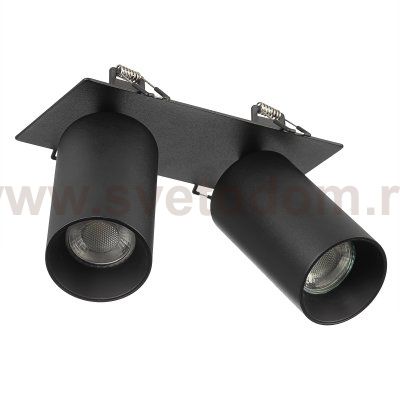 Citilux AXEL CL512D21 Спот поворотный встраиваемый двойной Чёрный