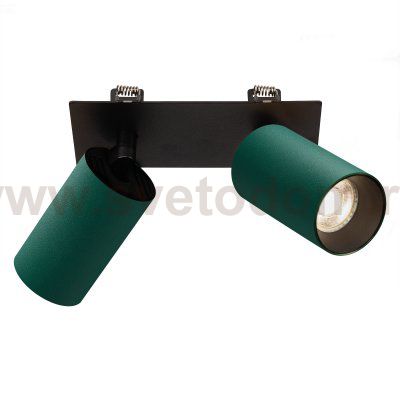 Citilux AXEL CL512D25 Спот поворотный встраиваемый двойной Зелёный