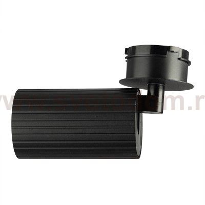 Citilux SkyPORT.10 AXEL CL512S11R Спот поворотный встраиваемый Чёрный Рифлёный