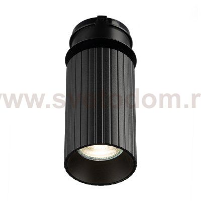 Citilux SkyPORT.10 AXEL CL512S11R Спот поворотный встраиваемый Чёрный Рифлёный