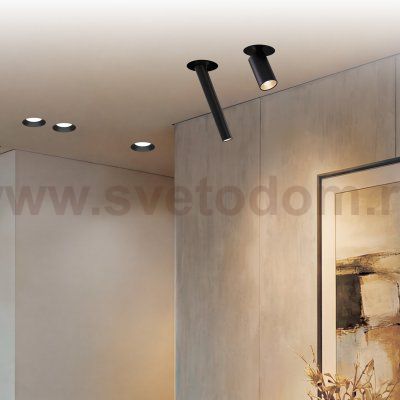 Citilux AXEL CL512S11 SKYPORT Спот поворотный встраиваемый Чёрный