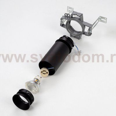 Citilux AXEL CL512S11 SKYPORT Спот поворотный встраиваемый Чёрный