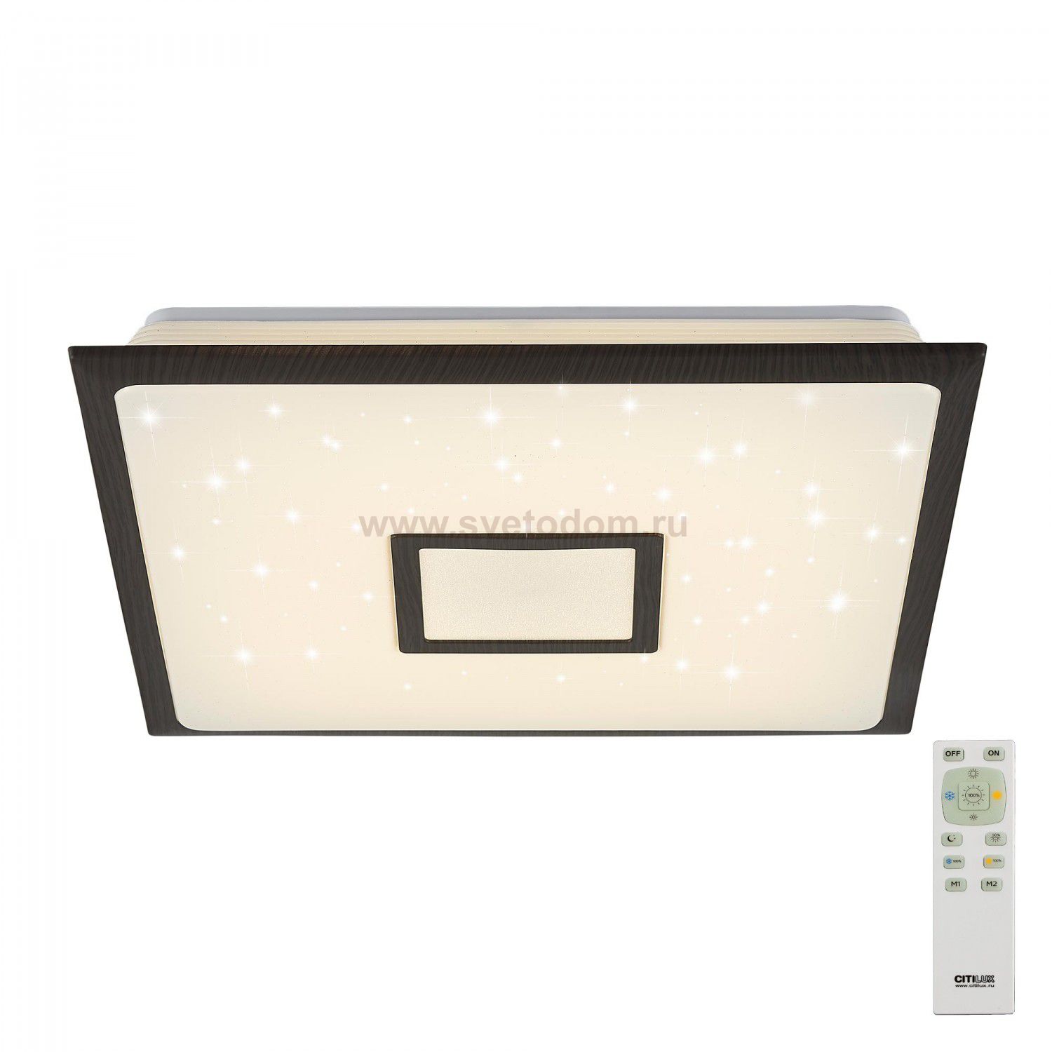 Светильник диодный с пультом CL70355R СтарЛайт венге