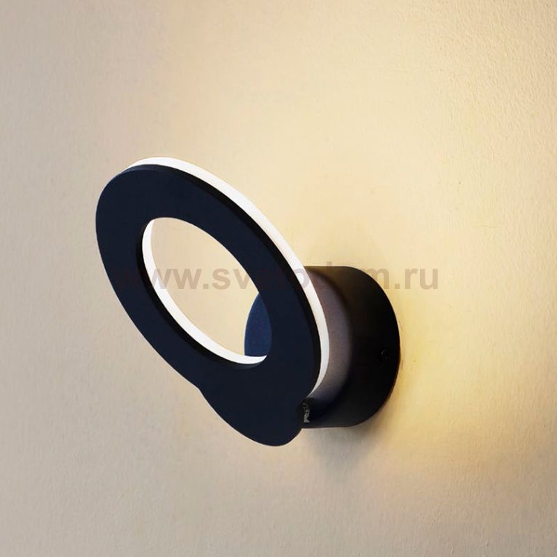 Светильник настенный бра Citilux cl704041 Декарт-4 черный