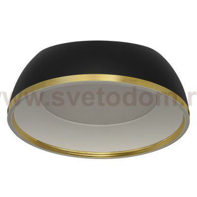 Citilux FLOOM CL736151 Светильник потолочный с пультом Чёрный+Золото