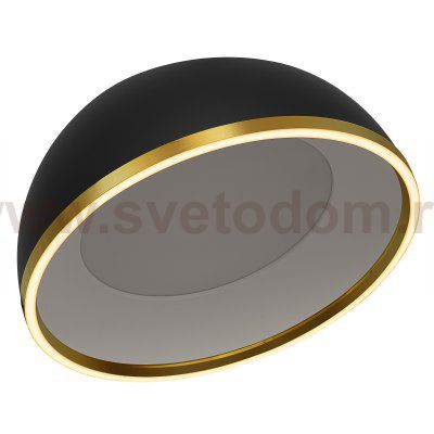 Citilux FLOOM CL736151 Светильник потолочный с пультом Чёрный+Золото