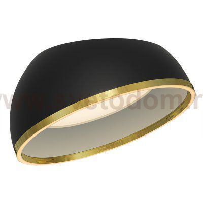 Citilux FLOOM CL736151 Светильник потолочный с пультом Чёрный+Золото