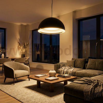 Citilux FLOOM CL736251 Светильник подвесной с пультом Чёрный+Золото