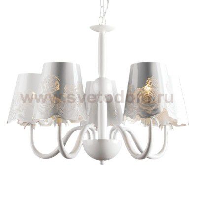 Люстра подвесная CLF0040560E14WH ROSE металл 5*E14 60W