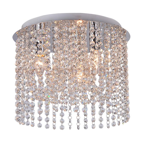 Люстра потолочная CLK0080360E14CH SERGIO металл,стекло, хрусталь 3*E14*60W