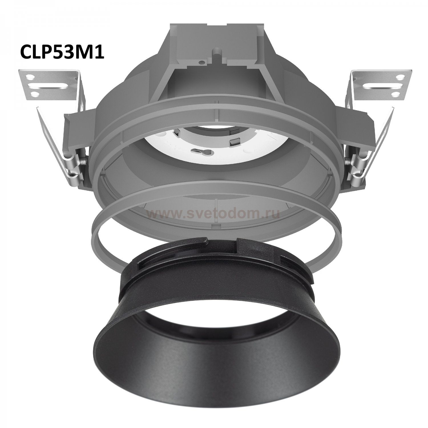 Skytek SkyPORT.53 TENS+MOD CLP53M1 Светильник безрамочный для натяжных потолков Чёрный