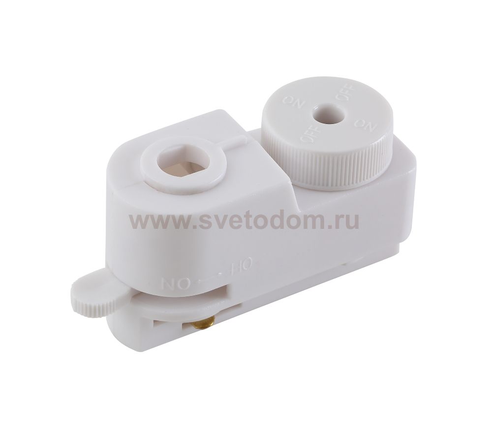 Адаптер для однофазного шинопровода Crystal Lux CLT 0.212 01 WH (1408/017)