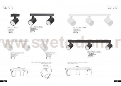 Светильник потолочный Crystal Lux CLT 017CW1S WH (1400/129)