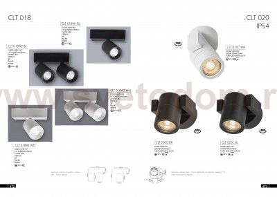 Светильник потолочный Crystal Lux CLT 018W1 BL (1400/138)