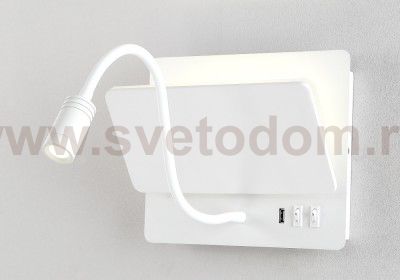 Светильник бра Crystal Lux CLT 226W250USB WH (1400/446)